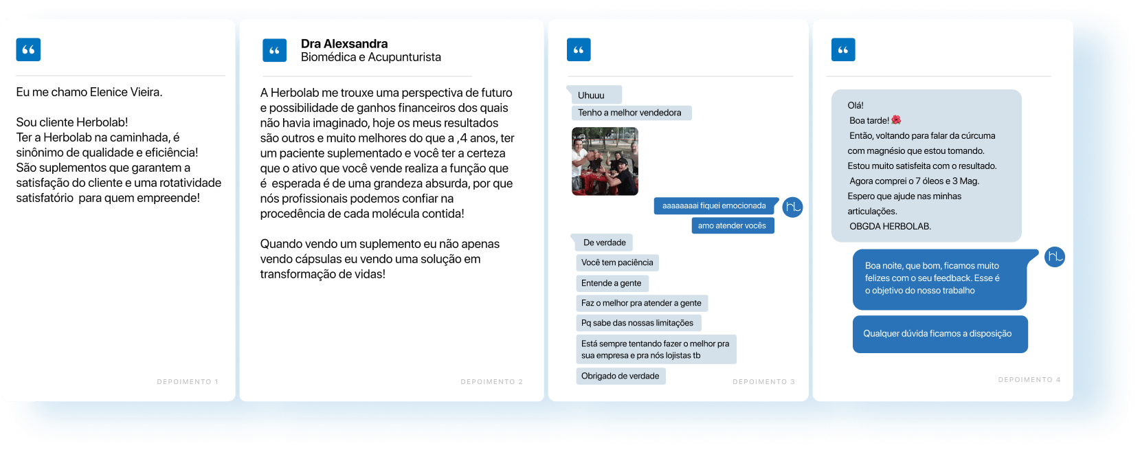 Depoimentos HerboLab